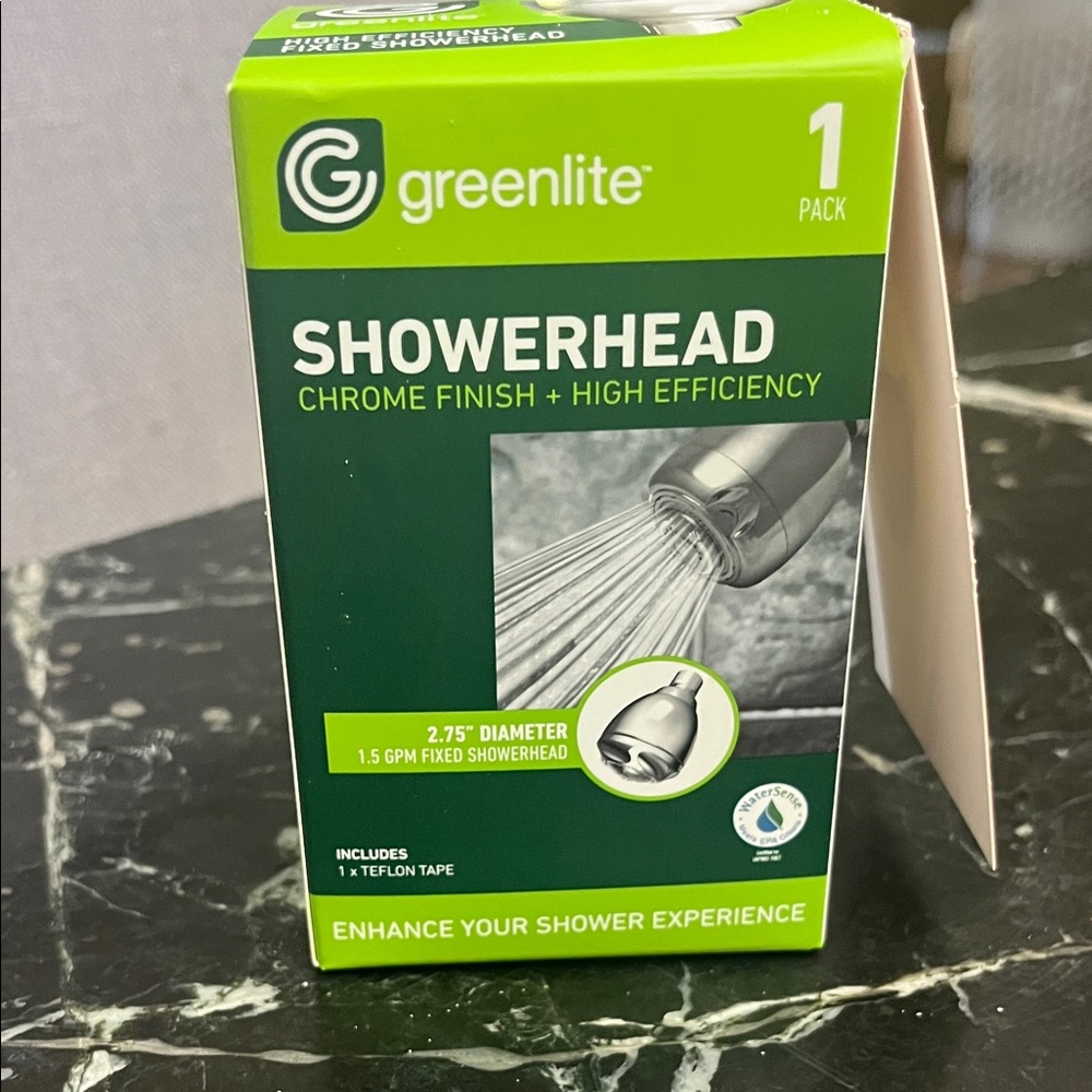 Chrome Showerhead - High Efficiency